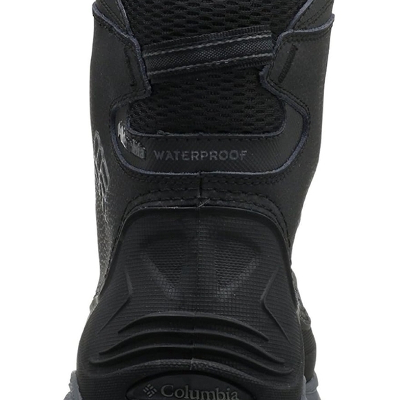 Columbia Waterproof Winter Boots Youth 7 Women’s 8.5 Black Gray NEW main image 5
